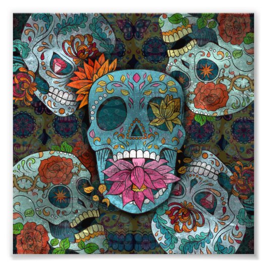 Dia De Los Muertos Fotodruck (Vorne)