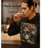 Dia de los muertos gemalt Gesicht Schnapsglas