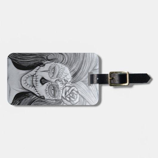 Dia de Los Muertos Gepäckanhänger (Vorderseite horizontal)