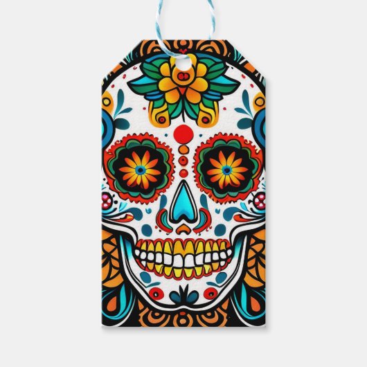 Dia de los Muertos Geschenkanhänger (Vorderseite)