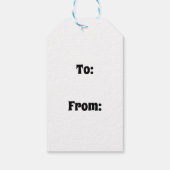 Dia de los Muertos Geschenkanhänger (Rückseite)