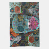 Dia De Los Muertos Geschirrtuch (Vertikal)