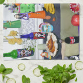 Dia de los Muertos Geschirrtuch (Gefaltet)