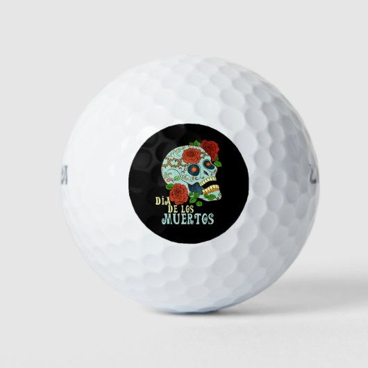 Dia de los muertos golfball (Vorderseite)