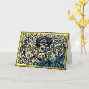 Dia De Los Muertos Greeting Card Karte