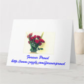 Dia De Los Muertos Grußkarte Karte (Rückseite)