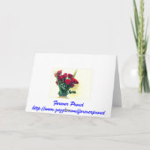 Dia De Los Muertos Grußkarte Karte (Rückseite)