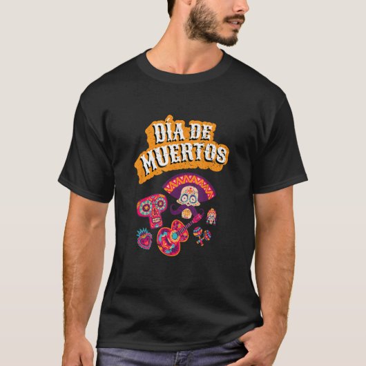 Dia de los Muertos  Halloween beer T-Shirt (Vorderseite)