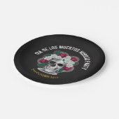 Dia de los Muertos Halloween | Papierteller (Schrägansicht)