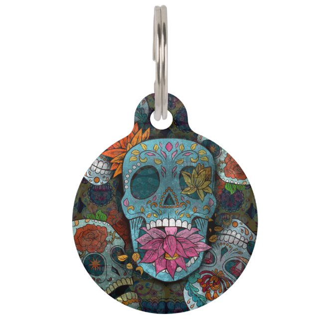 Dia De Los Muertos Haustiermarke (Vorderseite)