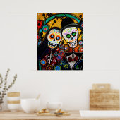 DIA DE LOS MUERTOS Hochzeit Poster (Küche)