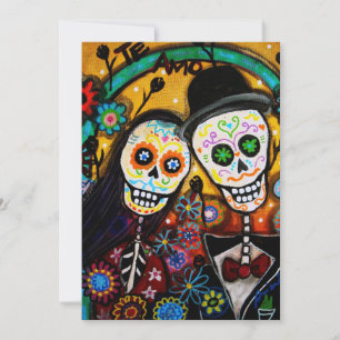 DIA DE LOS MUERTOS INVITATION EINLADUNG