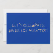 DIA DE LOS MUERTOS INVITATION EINLADUNG (Rückseite)