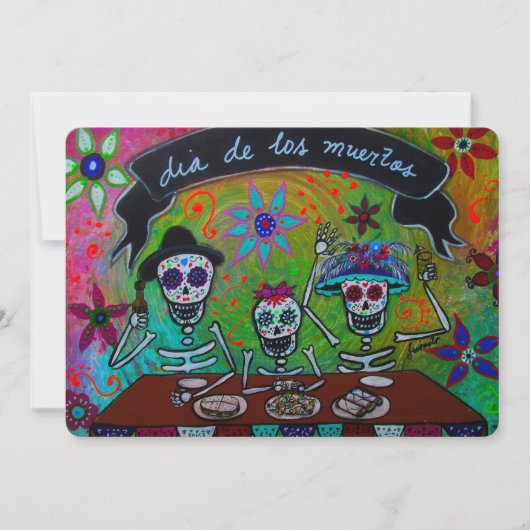 DIA DE LOS MUERTOS INVITATION EINLADUNG (Vorderseite)