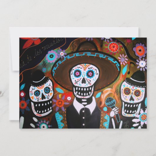 DIA DE LOS MUERTOS INVITATION EINLADUNG (Vorderseite)