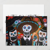 DIA DE LOS MUERTOS INVITATION EINLADUNG (Vorne/Hinten)