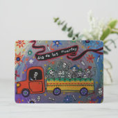 DIA DE LOS MUERTOS INVITATION EINLADUNG (Stehend Vorderseite)