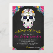 DIA DE LOS MUERTOS INVITE EINLADUNG (Vorne/Hinten)