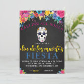 DIA DE LOS MUERTOS INVITE EINLADUNG (Stehend Vorderseite)