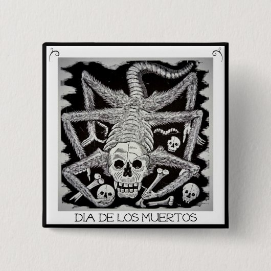 Dia de los muertos - Jose Posada Button (Vorderseite)