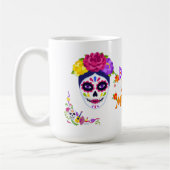 Dia De Los Muertos Kaffeetasse (Links)