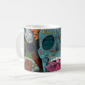 Dia De Los Muertos Kaffeetasse (Vorderseite Links)