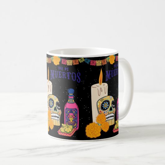 DIA DE LOS MUERTOS KAFFEETASSE (VorderseiteRechts)