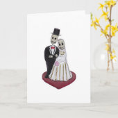 Dia de Los Muertos Karte (Gelbe Blume)