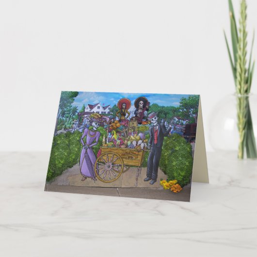 Dia de los Muertos Karte (Vorderseite)