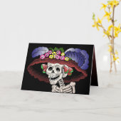 Dia de los Muertos [Karte] Karte (Gelbe Blume)