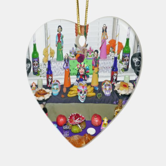 Dia de los Muertos Keramikornament (Links)