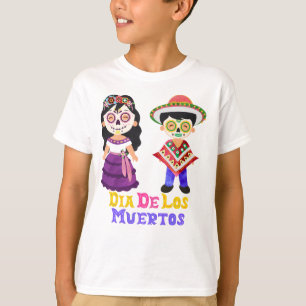 Dia De Los Muertos Kids T-Shirt