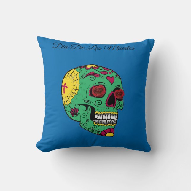 Dia de Los Muertos Kissen (Vorderseite)