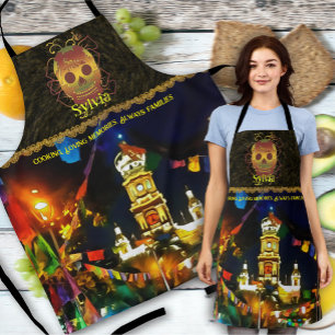 Dia de Los Muertos Kochen Liebevolle Erinnerungen  Schürze