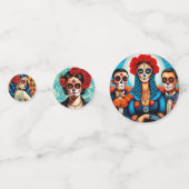 Día de los Muertos Konfetti (Rückseiten)