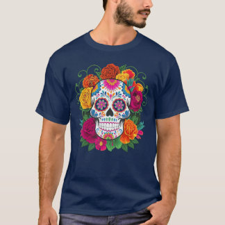 Dia De Los Muertos Kostüm Tag der Toten Zucker S T-Shirt