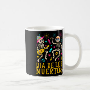 Dia de Los Muertos Kostümtag des toten Skeleto Kaffeetasse