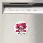 Dia De Los Muertos (La Catrina) Magnet (In Situ (Geschirrspüler))
