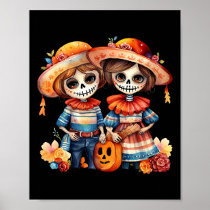 Dia De Los Muertos La Catrina Poster