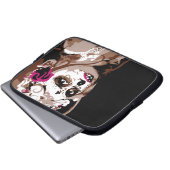 dia de los muertos laptopschutzhülle (Vorne Knopf)