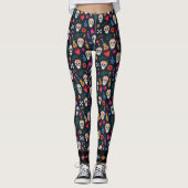 Dia De Los Muertos Leggings (Vorderseite)