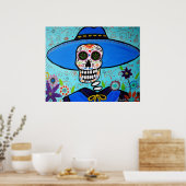 DIA DE LOS MUERTOS MARIACHI POSTER (Küche)
