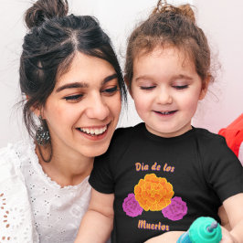 Día de los Muertos Marigold Trio Kleinkind T-shirt