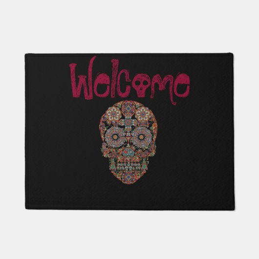 Dia De Los Muertos Mat Fußmatte (Vorderseite)