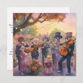 "Dia de los Muertos", Melodien der Erinnerung Einladung (Vorne/Hinten)