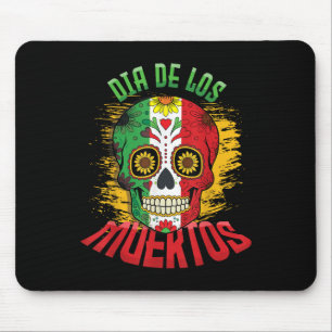 Dia De Los Muertos Mexikos Flagge Skull Cool Mousepad