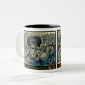 Dia De Los Muertos Mug Zweifarbige Tasse (Vorderseite Links)