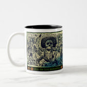 Dia De Los Muertos Mug Zweifarbige Tasse (Links)