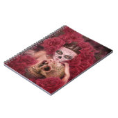 Dia de Los Muertos Notebook Notizblock (Linke Seite)