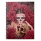 Dia de Los Muertos Notebook Notizblock (Vorderseite)
